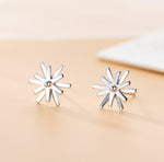 YSK003   Beautiful Mini Design Animal Moon Flower Earring Studs Elegant Fashion Women Jewelry Girl Gifts Silver