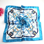 50*50cmFashion Women Square Head Scarf Wraps Scarves Ladies Printed Kerchief Neck Beautiful Scarf Shawl Comfortable