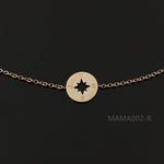 MAMA002    New Fashion Sun Sunshine Bracelets for Women Round Charms Women's Bracelet Engagement Gifts