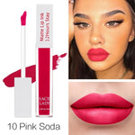 SACE LADY Matte Lipstick Makeup 19 Color Long Lasting Liquid Lip Stick Nude Lip Tint Make Up Waterproof Lip Gloss Brand Cosmetic