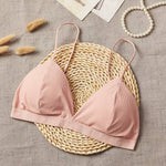 Beauty Back Bra Sexy Deep V-Neck Solid Tube Top Summer Women Seamless Tank Top Underwear