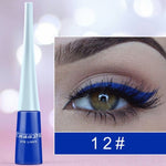 12-color matte Cat eye Makeup Waterproof Neon Colorful Liquid Eyeliner Pen Make Up Comestics Long-lasting Liner Pencil Makeup