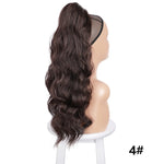 Vigorous Drawstring Ponytail Hair Synthetic Long Afro Kinky Curly Ponytail Extension for Women Black Brown Clip in Ponytail Hair