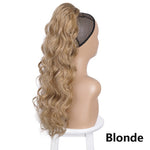Vigorous Drawstring Ponytail Hair Synthetic Long Afro Kinky Curly Ponytail Extension for Women Black Brown Clip in Ponytail Hair