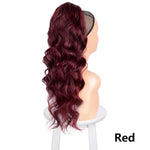 Vigorous Drawstring Ponytail Hair Synthetic Long Afro Kinky Curly Ponytail Extension for Women Black Brown Clip in Ponytail Hair