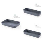 Drawer Cosmetics Organiser Dividers For Boxes Makeup Organizer Plastic Drawers Desktop Stationery Data Cable Storage Box