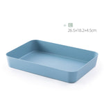 Drawer Cosmetics Organiser Dividers For Boxes Makeup Organizer Plastic Drawers Desktop Stationery Data Cable Storage Box
