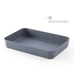 Drawer Cosmetics Organiser Dividers For Boxes Makeup Organizer Plastic Drawers Desktop Stationery Data Cable Storage Box