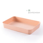 Drawer Cosmetics Organiser Dividers For Boxes Makeup Organizer Plastic Drawers Desktop Stationery Data Cable Storage Box