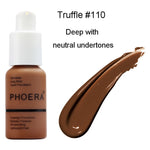 PHOERA 30ml Foundation Makeup Primer Whitening Concealer Moisturizer Long Wear Oil Control Liquid Foundation Base Makeup TSLM2