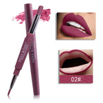20 color matte lipstick lip liner 2 in 1 brand makeup lipstick matte durable waterproof nude red lipstick lips make up