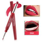 20 color matte lipstick lip liner 2 in 1 brand makeup lipstick matte durable waterproof nude red lipstick lips make up