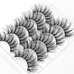 Mink eyelashes 5 pairs of handmade 3d mink lashes natural eyelashes extended beauty makeup false eyelashes
