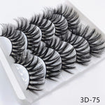 Mink eyelashes 5 pairs of handmade 3d mink lashes natural eyelashes extended beauty makeup false eyelashes
