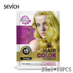 Sevich 250ml Salon Fast Dye Herbal plant black hair shampoo Only 15mins Dye Colors Natural Dark Brown Hair Dye Shampoo For Women